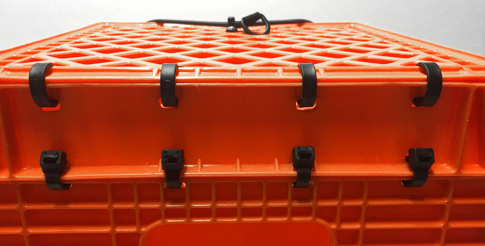 Milk Crate with Lid
